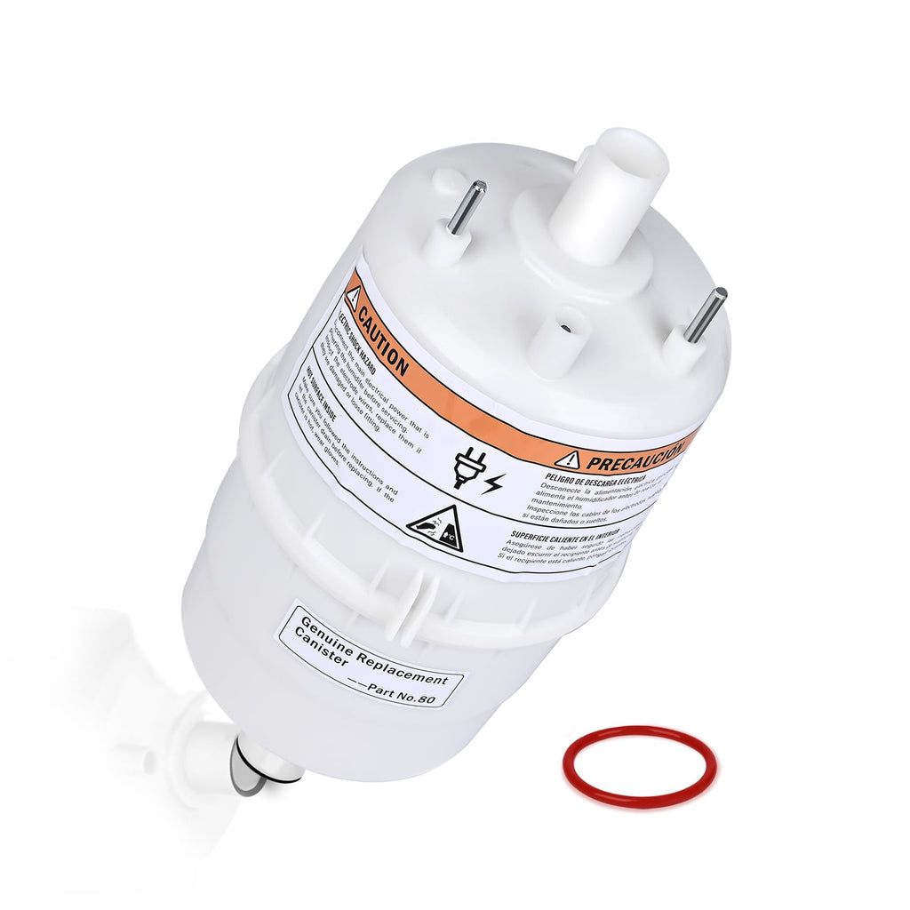 Alinwirsy Upgrade 80 Steam Canister for Aprilaire Steam Humidifier Models 800, 801, 865, 866, 80 Replacement Canister OEM Substitute for Aprilaire Canister, 1 Pack