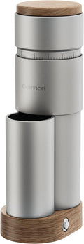 Burr Coffee Grinder,Wirsh Portable Electric Grinder Geimori T38 Plus,Espresso Grinder with Conical Burr,Stepless Grind Settings from Fine to Coarse for Espresso,Drip,French Press,Home&Travel Use