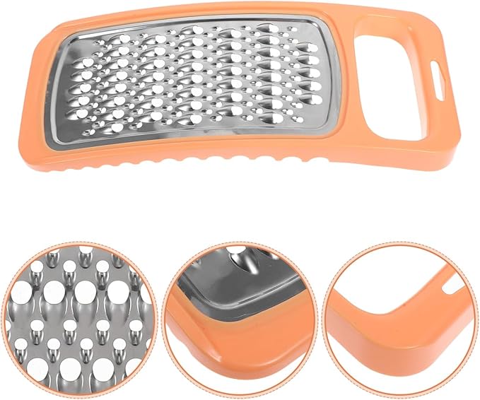SOLUSTRE Double-Sided Stainless Steel Vegetable Grater and Cheese Slicer Multifunction Kitchen Tool for Potatoes Carrots Garlic 10.23X4.25X0.59In Compact and Easy to Clean
