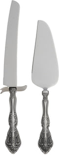 Oneida Michelangelo Silverware Cake Knife & Server Dessert Set, 2-Piece