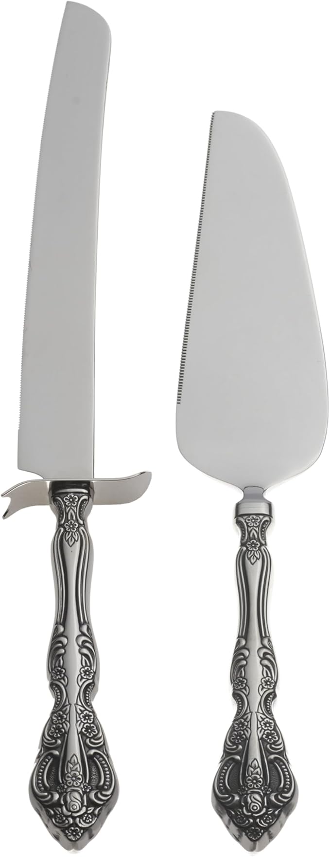 Oneida Michelangelo Silverware Cake Knife & Server Dessert Set, 2-Piece