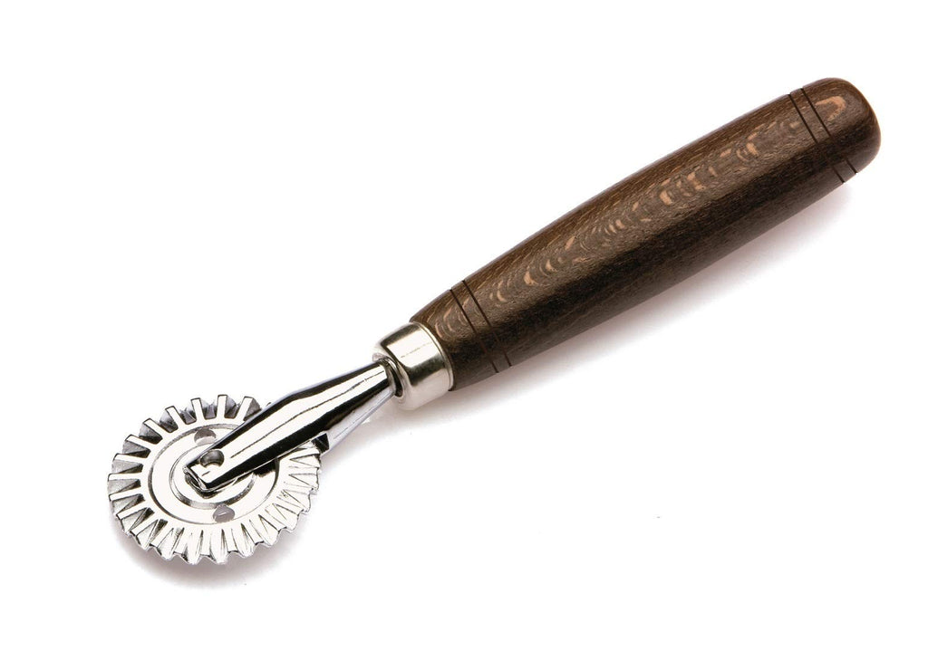 Tredoni 1.6 inch Pastry Wheel - Stainless Steel Dough Stamp Cutter/Crimper