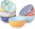 Selamica Ceramic 4 OZ Dipping Bowls Set of 6, Assorted Colors