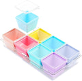 Gemice 1-Cup Silicone Freezer Molds with Lids & Base for Soup, 8-Pack
