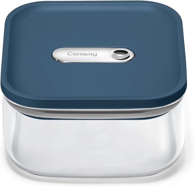 Caraway 1 qt Glass Airtight Food Storage Container with Lid