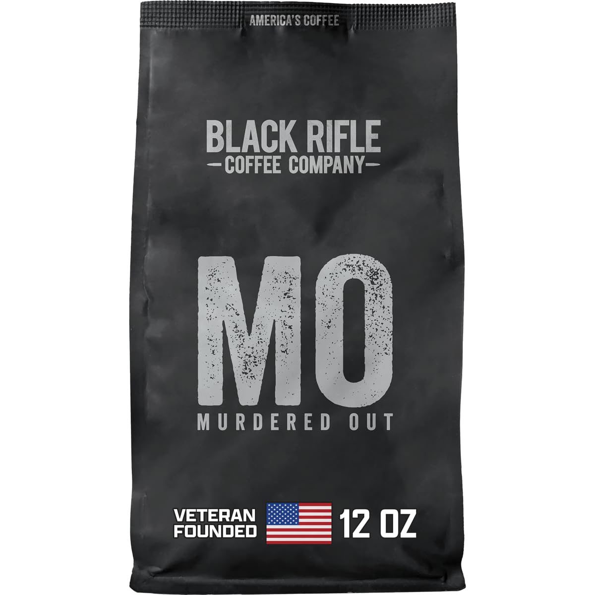 Black Rifle Coffee Dark Roast Ground Coffee Murdered Out 12 oz