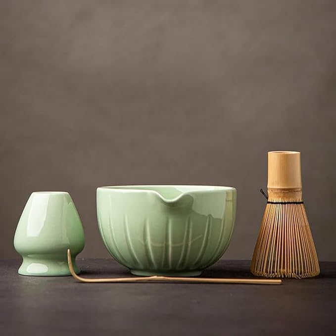 TANG PIN Matcha Set - Match Bowl and Whisk, 15 OZ Matcha Whisk Set