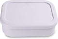 Ullabelle Kids Bento Box – 3 Compartments, Leakproof Lunch Box, BPA-Free Snack Container, Divided Lunch Box for Toddlers & Kids, Dishwasher Safe, Easy to Clean (Lilac)