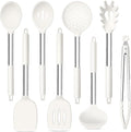 TeamFar Kitchen Utensils, 8PCS Cooking Silicone Utensils Kitchen Tool Kit