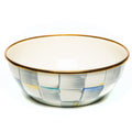 MACKENZIE-CHILDS Everyday Bowl, Extra Small, Gray-and-White Sterling Check