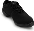 Capezio womens Canvas Sneaker dance shoes, Black, 10.5 US