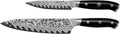 HENCKELS Compass Damascus 2-pc Damascus Chef's Knife Set