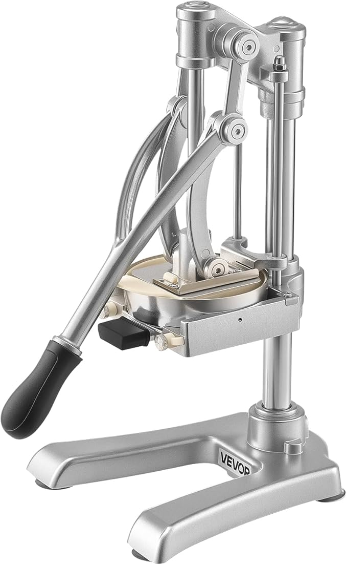 VEVOR French Fry Cutter, Ergonomic Potato Slicer with 3 Blades (1/2", 3/8", 1/4") & Juicer Plate, Easy-Replace Vegetable Chopper Dicer for Carrot, Onion, Lemon, Ideal for Home & Commercial Kitchens