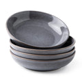 AmorArc 8.5’’ Ceramic Pasta Bowls Set of 4, 36oz Large Stoneware Bowls Set