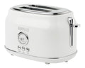 Haden Dorset 4 Slice Wide Slot Stainless Steel Toaster with Adjustable Browning Control & Non-Slip Feet, Black & Copper