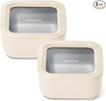 Caraway 2-Piece Glass Food Storage Set with Lids