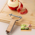 Huakai Vegetable Peeler for Kitchen, 304 stainless steel blade sharp, smooth peeling, good results