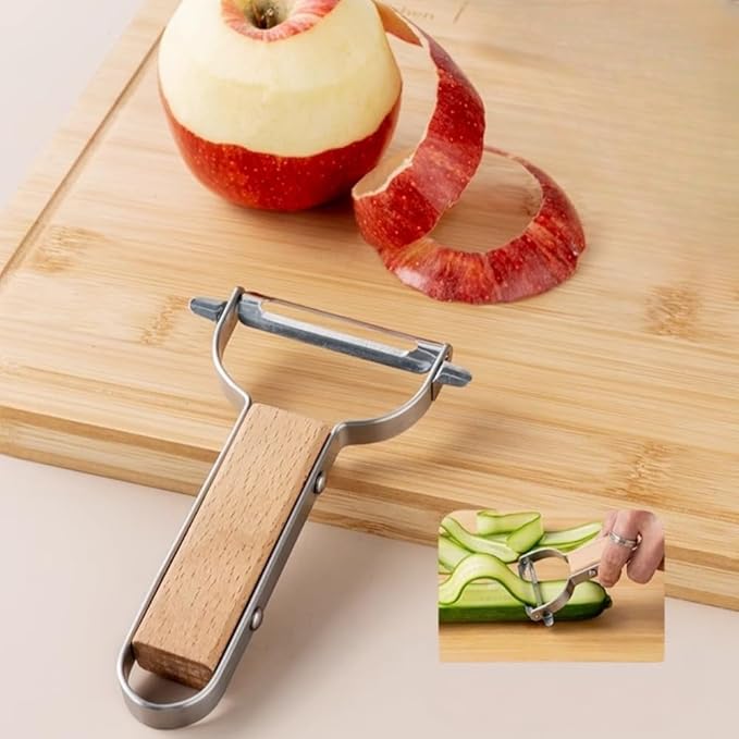 Huakai Vegetable Peeler for Kitchen, 304 stainless steel blade sharp, smooth peeling, good results