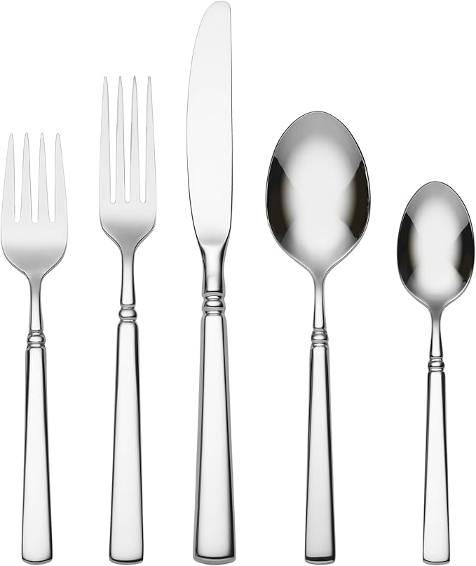 Oneida Easton 5-Piece 18/10 Silverware Set for 1, Flatware