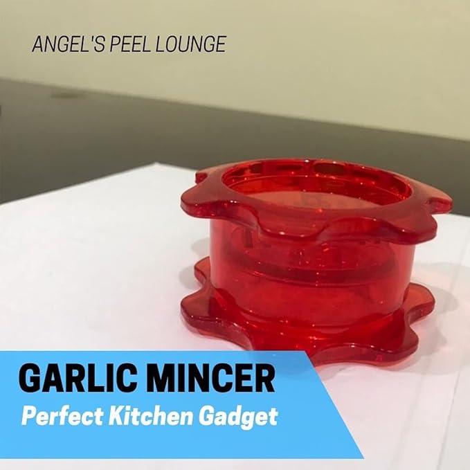 Angel’s Peel Lounge Garlic Mincer (Red)