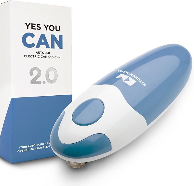 Kitchen Mama Auto 2.0 Electric Can Opener, Morandi Blue