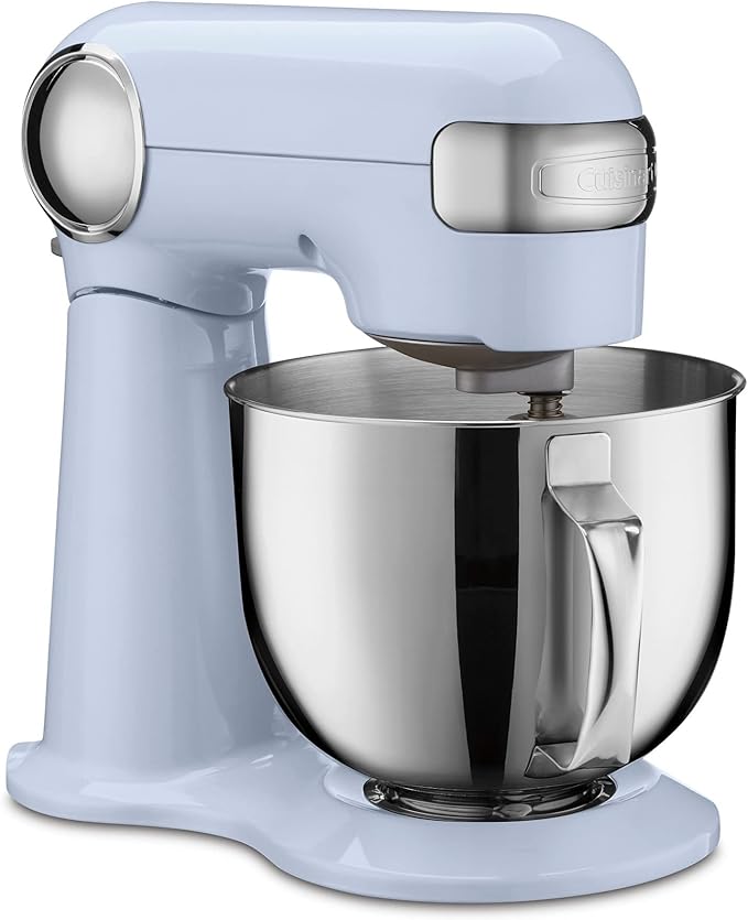 Cuisinart SM-50BLU Precision Master 5.5-Quart Stand Mixer, Frosted Blue