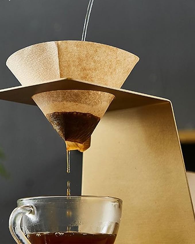 Coffee Filters #4, Cone Coffee Filters 8-12 Cup，Natural Unbleached,100P