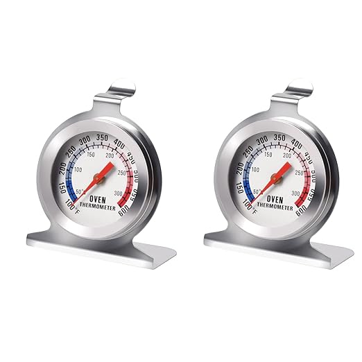 2 PCS Oven Thermometer for Electric/Gas Oven, Grill Smoker Thermometer