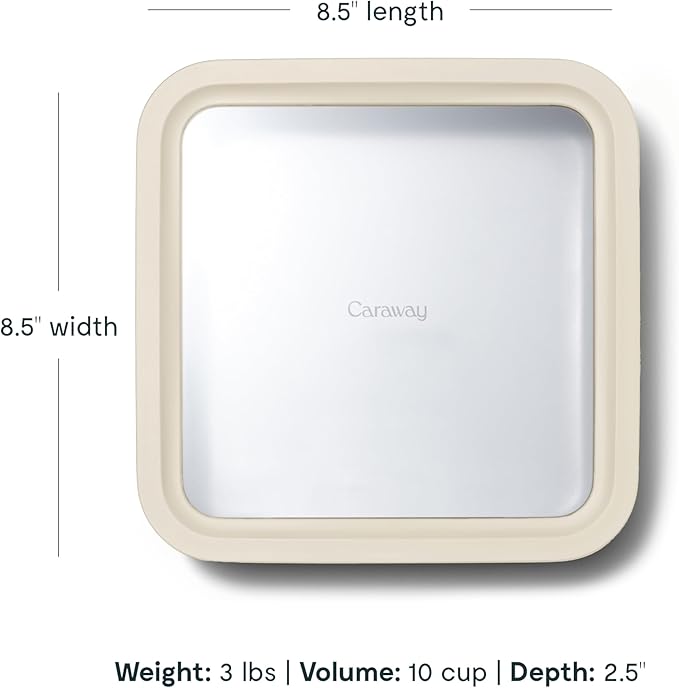 Caraway Glass Food Storage Container with Lid