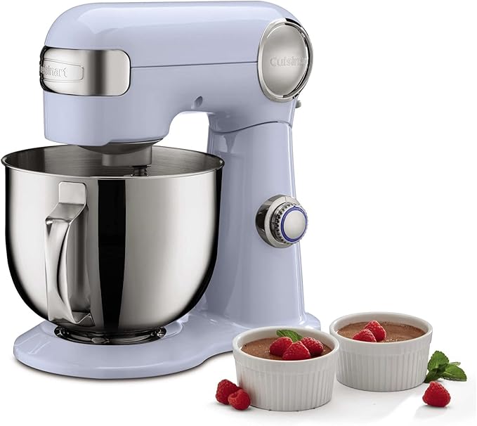 Cuisinart SM-50BLU Precision Master 5.5-Quart Stand Mixer, Frosted Blue