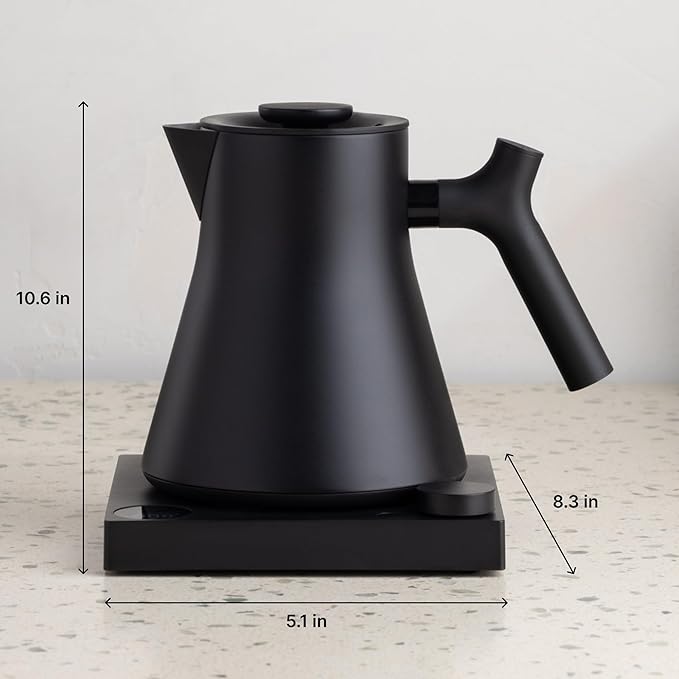 Fellow Corvo EKG Pro Electric Kettle for Tea & Coffee, 0.9 Liter