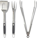 Keliheyle Heavy Duty Grill Accessories Grill Tools Set Multi-Function BBQ Set Premium Stainless Steel Spatula Fork & Tongs, Barbecue Utensils Tool Kit Gift for Men Women Grilling Lover Outdoor
