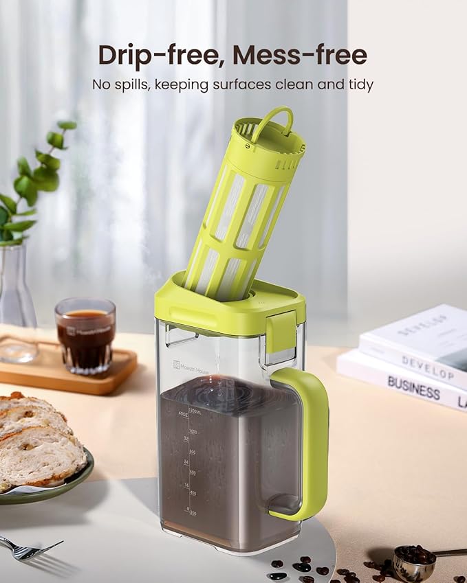 Maestri House Cold Brew Coffee Maker, 40oz BPA-Free Tritan Pitcher