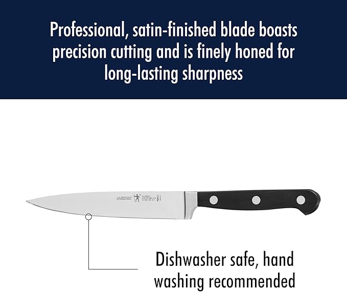 HENCKELS Classic 3-Pc Starter Chef Knife Set, Razor-Sharp German Engineered