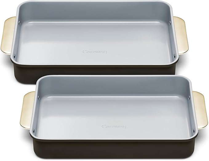 Caraway Non-Stick Ceramic-Coated 9"x13" Rectangle Pan Duo