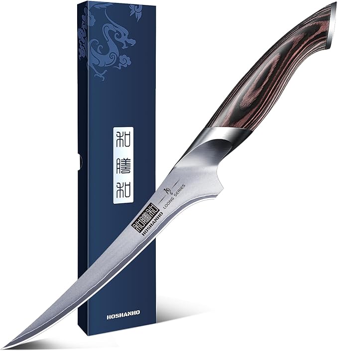 HOSHANHO Fillet Knife 7 Inch, Super Sharp Japanese Fish Boning Knife