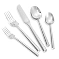 Kelenfer Silverware Set with Hexagon Handle 20 Piece Service for 4