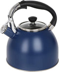 Rorence Whistling Tea Kettle for Stove Top, 2.6QT Stainless Steel Tea Pot
