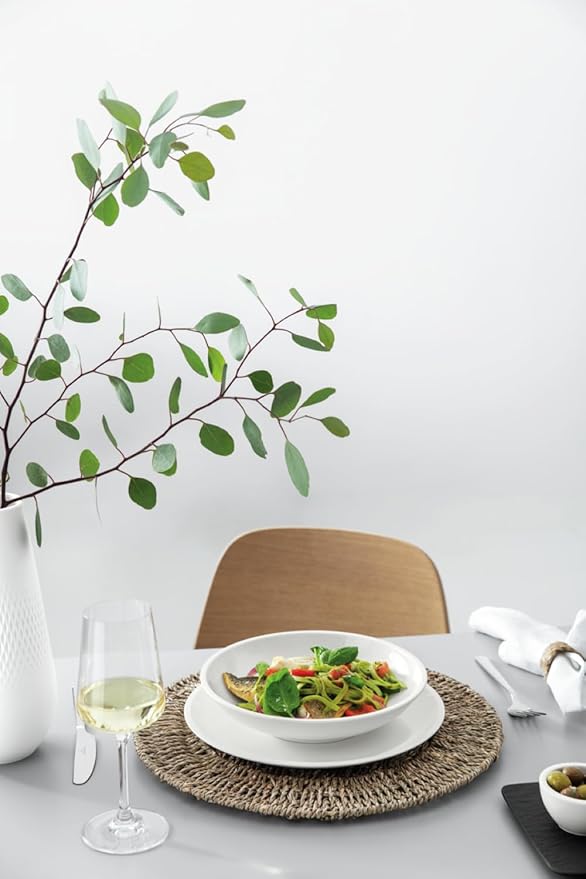 Villeroy & Boch Artesano Original 16 Piece Dinnerware Set, Creamy White