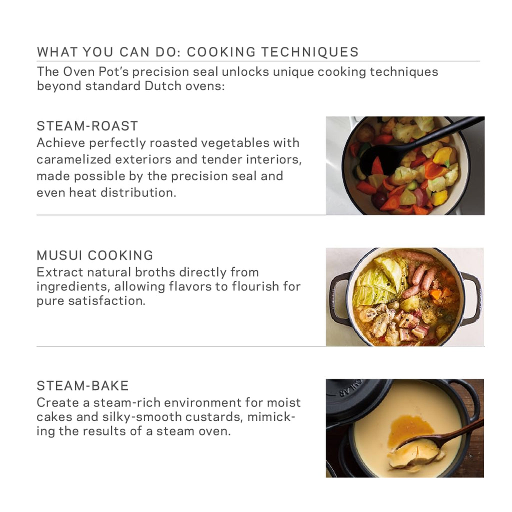 Vermicular Oven Pot 18cm (1.8qt), Enameled Cast Iron Pot - Pearl Brown