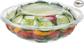 Jaluxing [18 oz. 150 Sets Clear Plastic Salad Bowls with Airtight Lids Disposable To Go Mixing Containers Serving for Fruit, Quinoa, Lunch and Meal Prep