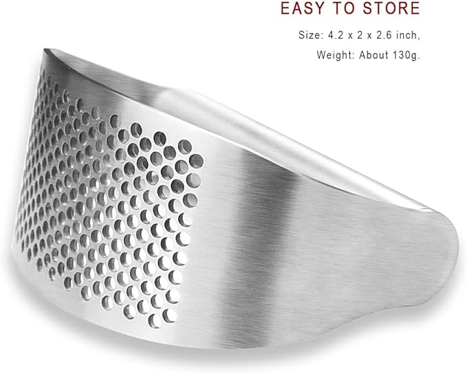 AmDONGKING Stainless Steel Garlic Press Rocker, with Bottle Opener