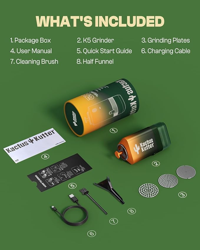 K5 Electric Spice Grinder 5g Automatic One-Hand Use Rechargeable Mill