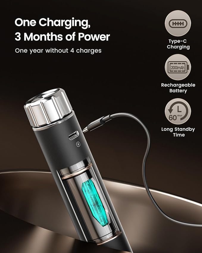 Maestri House LunaFro Max Rechargeable Milk Frother,Stepless Speed Control