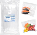 Reusable Vacuum Sealer Bags for Food, 20 BPA-Free Medium (10 x 11in) Food Storage Bags, Freezer, Odor-Resistant, Leak-Proof, Compatible with Vacuum Sealers