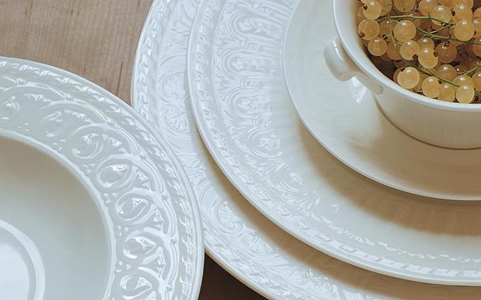 Villeroy & Boch Cellini 24 Piece Dinnerware Set, White
