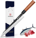 KEEMMAKE 10 Inch Sushi Knife for Fish Filleting