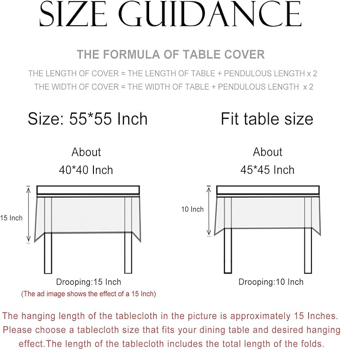 patdrea Vintage French Linen Tablecloth,Square,55"x55"-Cudillero