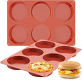 JOERSH Silicone Egg Mold for Breakfast Sandwiches, 4 Inch, 2 Pack