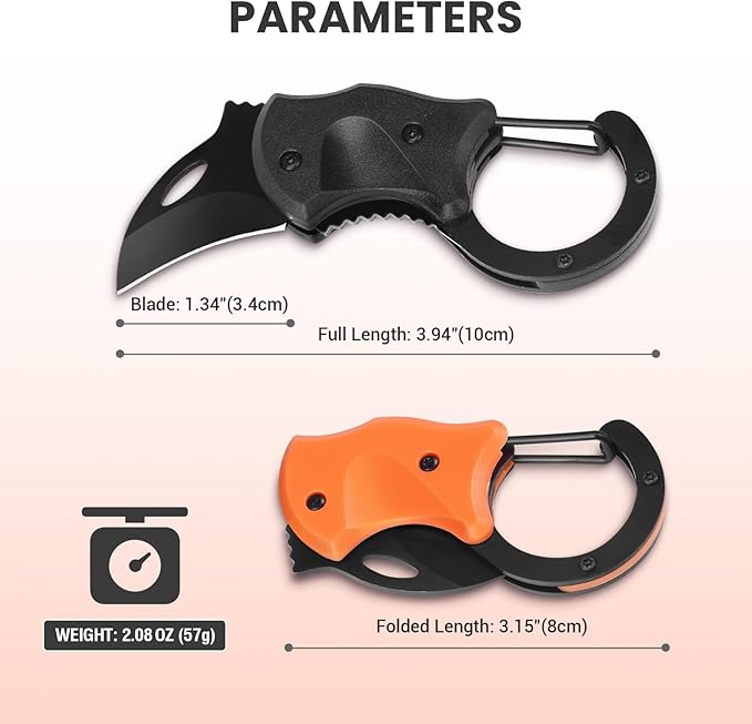 FUNBRO 2 Pack Small Pocket Knife Gifts for Men & Women